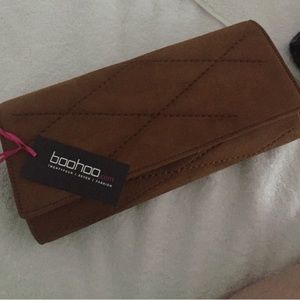 BooHoo Brown Clutch
